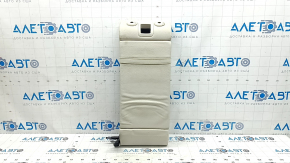 Rear seat backrest center BMW 5 G30 17-23 leather beige elfenbein-weiss, Sport line, wrinkled, needs cleaning