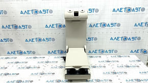 Rear seat backrest center BMW 5 G30 17-23 leather beige elfenbein-weiss, Sport line, wrinkled, needs cleaning