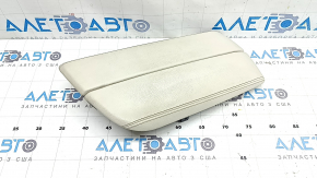 BMW 5 G30 17-20 Armrest Beige Leather Elfenbein-Weiss