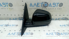 Left side mirror assembly for BMW X7 G07 19-22, turn signal, heating, memory, auto-dimming, BSM, camera, Shadow-Line, 9 pins, black, sand