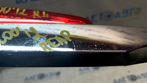 Chrysler 200 4D 11-14 trunk lid molding, chrome with reflectors, scratches, chips