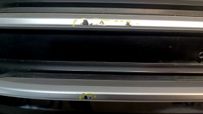 Radiator grille Hyundai Elantra AD 17-18 pre-restoration, matte chrome, with emblem, scratches, screw holes