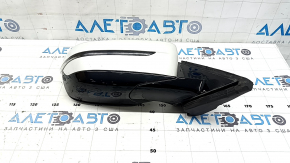 Right side mirror assembly for BMW 5 G30 17-23, 5 pins, heated, turn signal, white