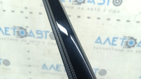 Molding door-glass center rear left BMW X7 G07 19-26 black gloss, scratches