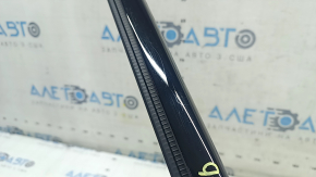 Molding door-glass center rear right BMW X7 G07 19-26 black gloss, scratches