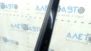 Molding door-glass center front right BMW X7 G07 19-26 black gloss, scratches