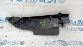 Right hood-wing seal for Audi Q8 19-26 rear, broken fasteners