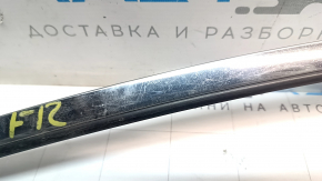 Upper front right door molding Mazda 6 14-17 chrome, scratches, broken fastener, peeled fastener
