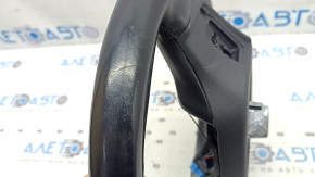 BMW 5 G30 17-23 black leather steering wheel, non-heated, with a signal plate, under the petals, scratches