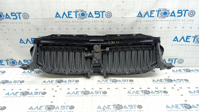 Radiator grille assembly BMW 5 G30 17-22 with radiator deflector blinds, chrome, sand