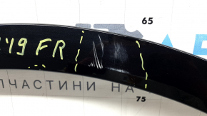 Front right fender arch trim for BMW X7 G07 19-22, black, scratches