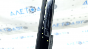 Molding door-glass center front left BMW X7 G07 19-26 black gloss, rubbed