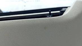 BMW 5 G30 17-23 dashboard with Airbag, black leather with Elfenbein-Weiss, cleanable, rusty squib