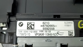Instrument cluster for a BMW 5 Series G30 17-20 59k, with frame, scratches on the glass