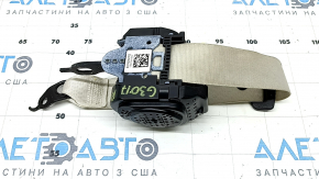 Rear left seat belt with squib for BMW 5 G30 17-23 Elfenbein-Weiss, for cleaning