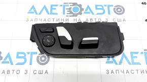 BMW 5 G30 17-22 passenger seat control, black with chrome, with lumbar and side support