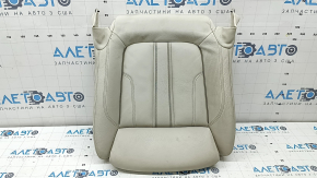 BMW 5 G30 21-23 driver's seat cushion upholstery, Elfenbein-Weiss leather, heated, needs cleaning, scratches, dented