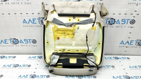 BMW 5 G30 21-23 driver's seat cushion upholstery, Elfenbein-Weiss leather, heated, needs cleaning, scratches, dented