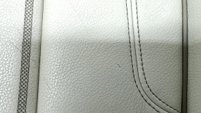 BMW 5 G30 21-23 driver's seat cushion upholstery, Elfenbein-Weiss leather, heated, needs cleaning, scratches, dented