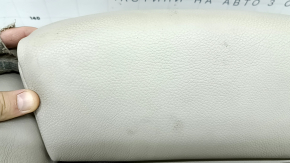 BMW 5 G30 21-23 driver's seat cushion upholstery, Elfenbein-Weiss leather, heated, needs cleaning, scratches, dented