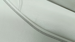 BMW 5 G30 21-23 Elfenbein-Weiss leather driver's seat backrest upholstery, heated, cleanable, worn