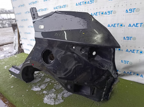 Quarter wing rear left Hyundai Santa FE Sport 13-18 on the body, black, bumpers