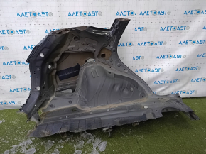 Quarter wing rear left Hyundai Santa FE Sport 13-18 on the body, black, bumpers