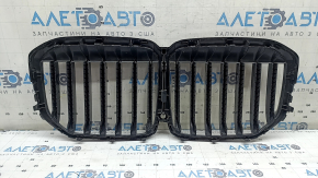 Radiator grill BMW X7 G07 19-22 without night vision, Shadow Line, broken mount, sand