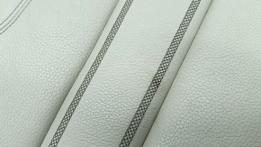 BMW 5 G30 21-23 passenger seat upholstery, Elfenbein-Weiss leather, heated, cleanable, scratched