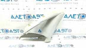 Left rear window trim panel for Audi A4 B8 08-16 pre-restored sedan, light gray, needs cleaning