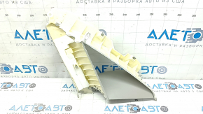 Left rear window trim panel for Audi A4 B8 08-16 pre-restored sedan, light gray, needs cleaning
