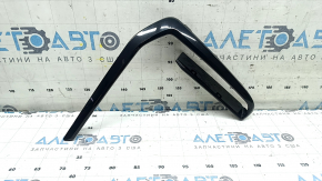 Left front bumper molding for BMW X7 G07 19-22, gloss black, M-Sport, sand, scratches