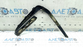 Left front bumper molding for BMW X7 G07 19-22, gloss black, M-Sport, sand, scratches