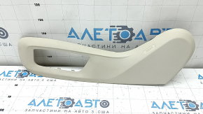 Driver's seat side cover, left, for BMW 5 G30 17-23 Elfenbein-Weiss, for cleaning