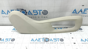 Right side passenger seat trim for BMW 5 G30 17-23 Elfenbein-Weiss, for cleaning