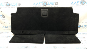 BMW X7 G07 19-22 black Anthrazit trunk floor, with handle, scratches on the handle, needs cleaning, broken brackets