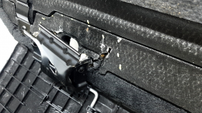 BMW X7 G07 19-22 black Anthrazit trunk floor, with handle, scratches on the handle, needs cleaning, broken brackets