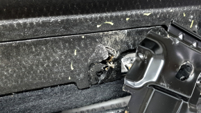 BMW X7 G07 19-22 black Anthrazit trunk floor, with handle, scratches on the handle, needs cleaning, broken brackets