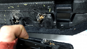 BMW X7 G07 19-22 black Anthrazit trunk floor, with handle, scratches on the handle, needs cleaning, broken brackets