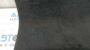 Set of floor mats for BMW 5 G30 17-23, black cloth, needs cleaning, driver's side is worn
