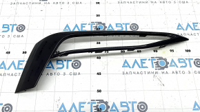 Right fog light frame for BMW 5 G30 17-20, gloss black, scratches