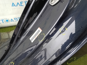 Quarter wing rear left Audi A4 B9 17-25 on the body, blue, made, pokes