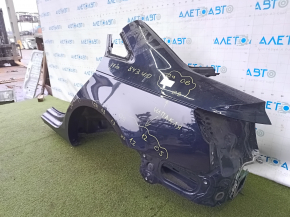Quarter wing rear left Audi A4 B9 17-25 on the body, blue, made, pokes