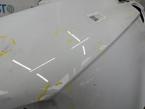 Quarter wing rear right Audi A6 C7 12-18 on the body, white, dents, bumps, dented threshold