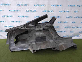 Quarter wing rear left Audi A6 C7 12-18 graphite, on the body