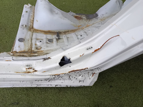 Quarter wing rear left Subaru Forester 19-SK on the body, white, dented sunset