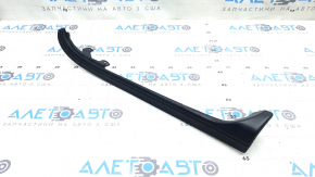 BMW X7 G07 19-22 black leather center console trim, upper left