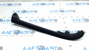 BMW X7 G07 19-22 center console trim, upper right, black leather, Schwarz