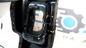 BMW X7 G07 19-26 Black lower trunk door trim, with rubber bands, broken fastener
