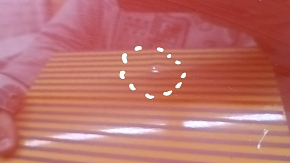 The door is bare, rear right, Toyota Camry v40 red 3R3, dented, bumped, dented